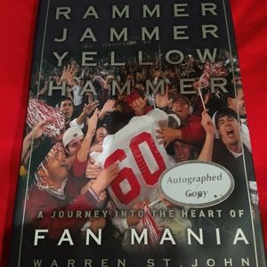 Signed Rammer Jammer Yellow Hammer HB, Alabama Football